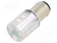 LED lamp; green; BA15D,T20; 230VDC; 230VAC; -20÷60°C; Mat: plastic CML INNOVATIVE TECHNOLOGIES