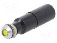 Indicator: LED; prominent; yellow; 230VAC; Ø8mm; IP67; connectors CML INNOVATIVE TECHNOLOGIES