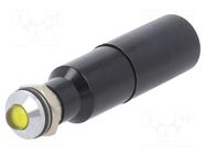 Indicator: LED; prominent; yellow; 230VAC; Ø8mm; IP67; connectors CML INNOVATIVE TECHNOLOGIES