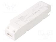 Power supply: switching; LED; 60W; 47÷86VDC; 700mA; 198÷264VAC TRIDONIC