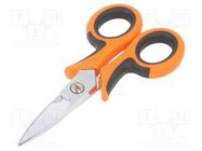 Scissors; for electricians; straight; for cables; 145mm BETA