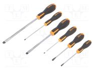 Kit: screwdrivers; slot; EVOX; 6pcs. BETA