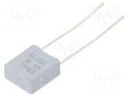 Capacitor: polyester; 220nF; 40VAC; 63VDC; 5mm; ±10%; 3.5x8x7.2mm VISHAY