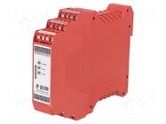 Module: safety relay; 24VAC; 24VDC; for DIN rail mounting; CS PIZZATO ELETTRICA