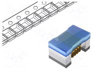 Inductor: wire; SMD; 0603; 270nH; 260mA; 2.42Ω; ±2%; LQW; 180mm MURATA