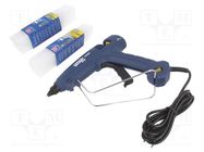 Hot melt glue gun; Ø: 12mm; 120W; 190°C; 4min; 230VAC; Ø: 3mm RAPID