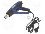 Electric hot shrink gun; 2.2kW; 250l/min,500l/min; Plug: EU; case RAPID