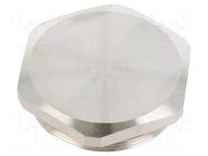 Stopper; M50; 1.5; IP68; brass; Plating: nickel; SKINDICHT® LAPP
