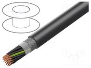 Wire; ÖLFLEX® ROBUST 215C; 25G0.5mm2; black; 300V,500V; CPR: Fca 