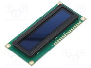 Display: OLED; alphanumeric; 16x1; Dim: 80x36x10mm; green; PIN: 16 RAYSTAR OPTRONICS