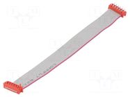 Ribbon cable with connectors; Tape ph: 1.27mm; PIN: 12; Len: 0.15m TE Connectivity