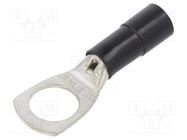 Tip: ring tube; M12; Ø: 12.2mm; 10mm2; crimped; for cable; insulated BM GROUP