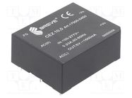 Converter: AC/DC; 10W; 85÷265VAC; Usup: 120÷380VDC; Uout: 5VDC BREVE TUFVASSONS