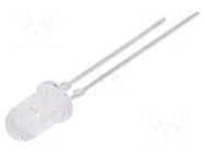 LED; green; 5mm; 16800÷32900mcd; 30°; Front: convex; 3.2÷4VDC; 120mW CREE LED