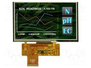 Display: TFT; 5"; 800x480; Illumin: LED; Dim: 120.7x75.8x4.3mm; RGB NEWHAVEN DISPLAY INTERNATIONAL