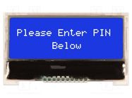 Display: LCD; alphanumeric; COG,STN Negative; 16x2; blue; LED NEWHAVEN DISPLAY INTERNATIONAL