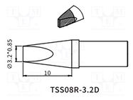 Tip; chisel; 3.2mm QUICK