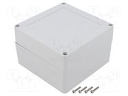 Enclosure: multipurpose; X: 120mm; Y: 120mm; Z: 75mm; ZP; ABS KRADEX