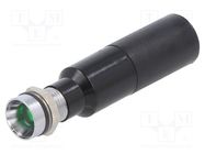 Indicator: LED; recessed; green; 230VAC; Ø8mm; IP67; metal,plastic CML INNOVATIVE TECHNOLOGIES