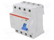 RCD breaker; Inom: 100A; Ires: 300mA; Max surge current: 5000A ABB