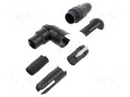 Connector: XLR; plug; female; RX-14; 3A,16A; PIN: 10(2+8); swivel NEUTRIK