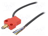 Limit switch; metal roller Ø10mm; NO + NC; 10A; max.250VAC; 1m CROUZET