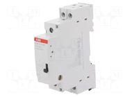Relay: installation; bistable,impulse; NC + NO; 18x68x85mm; E290 ABB