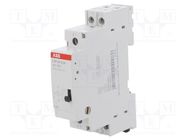 Relay: installation; monostable; NC + NO; Ucoil: 24VAC,24VDC; E297 ABB