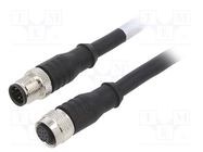 Connection lead; M12; PIN: 12; 3m; plug; 30VAC; 1.5A; PUR; IP68; 30VDC MUELLER ELECTRIC