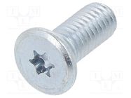 Screw; M5x12; 0.8; Head: cheese head; Torx®; TX15; steel; zinc BOSSARD