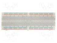 Board: universal; prototyping,solderless; W: 56.5mm; L: 170mm; 30V VELLEMAN