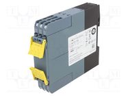 Module: safety relay; 24VDC; for DIN rail mounting; 3SK1; IP20 SIEMENS