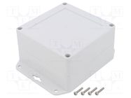 Enclosure: multipurpose; X: 105mm; Y: 105mm; Z: 60mm; ZP; ABS; gasket KRADEX