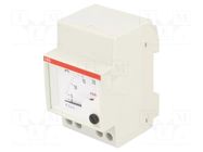 Ammeter; for DIN rail mounting; I AC: 0÷20A; Class: 1.5; 50÷60Hz ABB