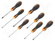 Kit: screwdrivers; Phillips,slot; EVOX; 7pcs. BETA