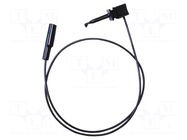 Test lead; 5A; clip-on hook probe,crocodile clip; Urated: 300V MUELLER ELECTRIC