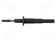 Test probe; 10A; 1kV; black; Tip diameter: 2mm; Overall len: 83mm MUELLER ELECTRIC