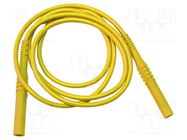 Test lead; 20A; banana plug 4mm,both sides; insulated; Len: 1.8m MUELLER ELECTRIC