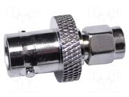 Connector: BNC; female; BNC female,SMA male; 50Ω; 30VAC; -50÷170°C MUELLER ELECTRIC