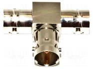 Connector: BNC; female x3; BNC plug x3; 75Ω; -50÷150°C MUELLER ELECTRIC