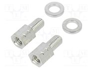 Set of screws for D-Sub; M3; Screw length: 9.7mm; Thread len: 5mm HARTING