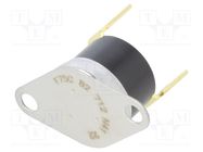 Sensor: thermostat; NO; Topen: 60°C; Tclos: 75°C; 10A; 240VAC; ±5°C HONEYWELL