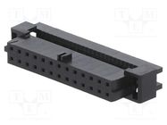 Connector: wire-wire/PCB; plug; female; PIN: 26; Milli-Grid; IDC; 1A MOLEX