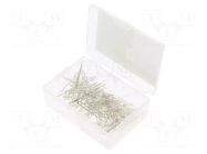 Diode: LED-kit; THT; 3mm; 100pcs; white cold; 2.7÷3.4VDC; 20mA; 30° OPTOSUPPLY