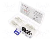 Diode: LED-kit; THT; 3mm; 170pcs; 2.7÷3.4VDC; plastic box; 20mA; 30° OPTOSUPPLY