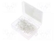 Diode: LED-kit; THT; 5mm; 100pcs; white cold; 2.7÷3.4VDC; 20mA; 30° OPTOSUPPLY