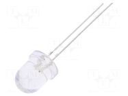 LED; red/green; 8mm; 30°; Front: convex; 2.1÷2.6/2.9÷3.4VDC; round OPTOSUPPLY