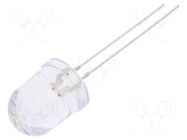 LED; red/yellow; 10mm; 30°; Front: convex; 2.1÷2.6/2.1÷2.6VDC OPTOSUPPLY