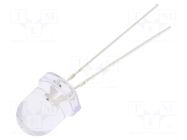 LED; green/yellow; 8mm; 30°; Front: convex; 2.1÷2.6/2.9÷3.4VDC OPTOSUPPLY