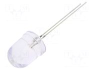 LED; green/yellow; 10mm; 30°; Front: convex; 2.1÷2.6/2.9÷3.4VDC OPTOSUPPLY